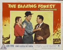 The Blazing Forest Metal Framed Poster