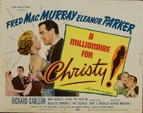 A Millionaire for Christy Poster with Hanger