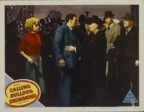 Calling Bulldog Drummond Poster with Hanger