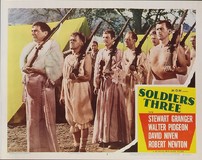 Soldiers Three Poster with Hanger