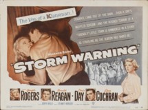 Storm Warning Poster with Hanger