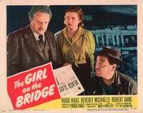 The Girl on the Bridge Wooden Framed Poster