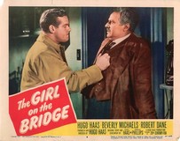 The Girl on the Bridge Wooden Framed Poster