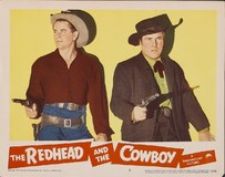 The Redhead and the Cowboy Wooden Framed Poster