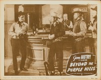 Beyond the Purple Hills Metal Framed Poster