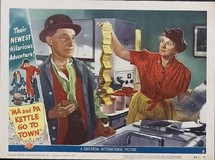 Ma and Pa Kettle Go to Town Wooden Framed Poster