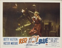 Red, Hot and Blue Wooden Framed Poster