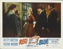 Red, Hot and Blue Metal Framed Poster