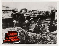 The Cowboy and the Indians Canvas Poster