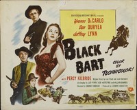 Black Bart Poster with Hanger