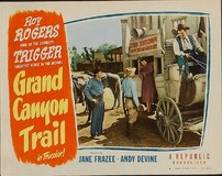 Grand Canyon Trail Wooden Framed Poster