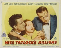 Miss Tatlock's Millions Wooden Framed Poster