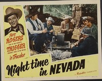 Night Time in Nevada Poster with Hanger