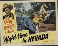 Night Time in Nevada Poster with Hanger