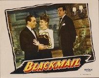 Blackmail Canvas Poster