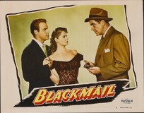 Blackmail Wooden Framed Poster