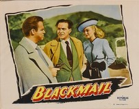 Blackmail Wooden Framed Poster