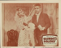 Blondie's Holiday pillow