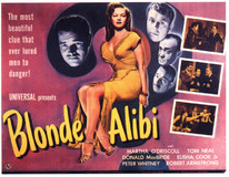 Blonde Alibi Poster with Hanger