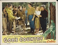God's Country Wooden Framed Poster