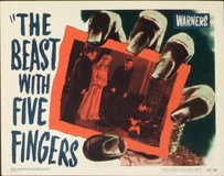 The Beast with Five Fingers Metal Framed Poster