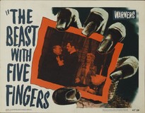 The Beast with Five Fingers Poster with Hanger
