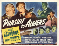 Pursuit to Algiers poster