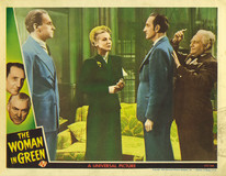 The Woman in Green Wooden Framed Poster