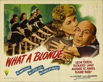 What a Blonde Metal Framed Poster
