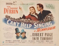 Can't Help Singing Poster with Hanger