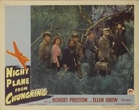 Night Plane from Chungking Wood Print