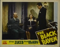 The Black Raven Wooden Framed Poster