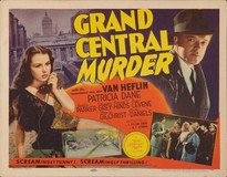 Grand Central Murder Wooden Framed Poster