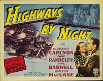 Highways by Night Wood Print