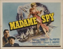 Madame Spy Metal Framed Poster