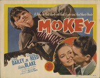 Mokey Wooden Framed Poster
