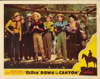 Ridin' Down the Canyon Canvas Poster