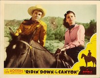 Ridin' Down the Canyon Wooden Framed Poster