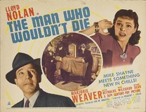 The Man Who Wouldn't Die Metal Framed Poster