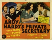 Andy Hardy's Private Secretary Metal Framed Poster