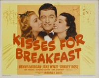 Kisses for Breakfast Poster with Hanger