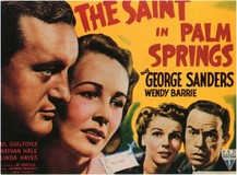 The Saint in Palm Springs Poster with Hanger