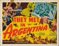 They Met in Argentina Metal Framed Poster