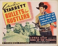 Bullets for Rustlers Poster with Hanger