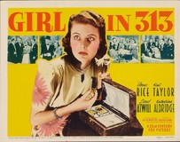 Girl in 313 Wooden Framed Poster