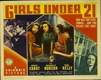 Girls Under 21 Canvas Poster