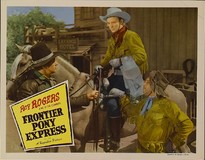Frontier Pony Express Metal Framed Poster