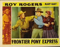 Frontier Pony Express Metal Framed Poster