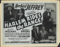 Harlem Rides the Range Wooden Framed Poster