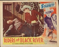 Riders of Black River Wooden Framed Poster